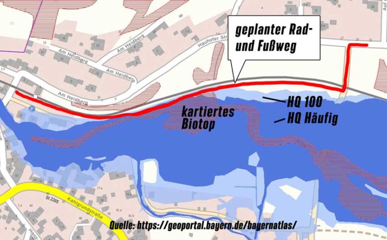 Stellungnahme zum Rad- und Fußweg zwischen Bahnhof Schimborn und Hauhofer Feld