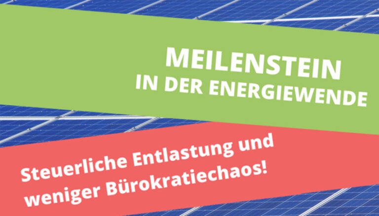 Meilenstein in der Energiewende