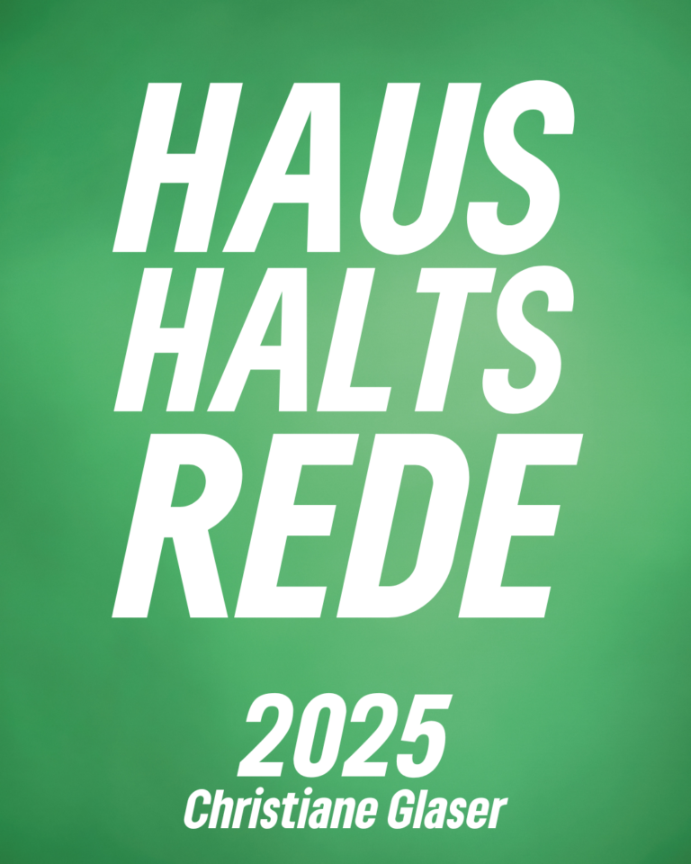 Haushaltsrede 2025